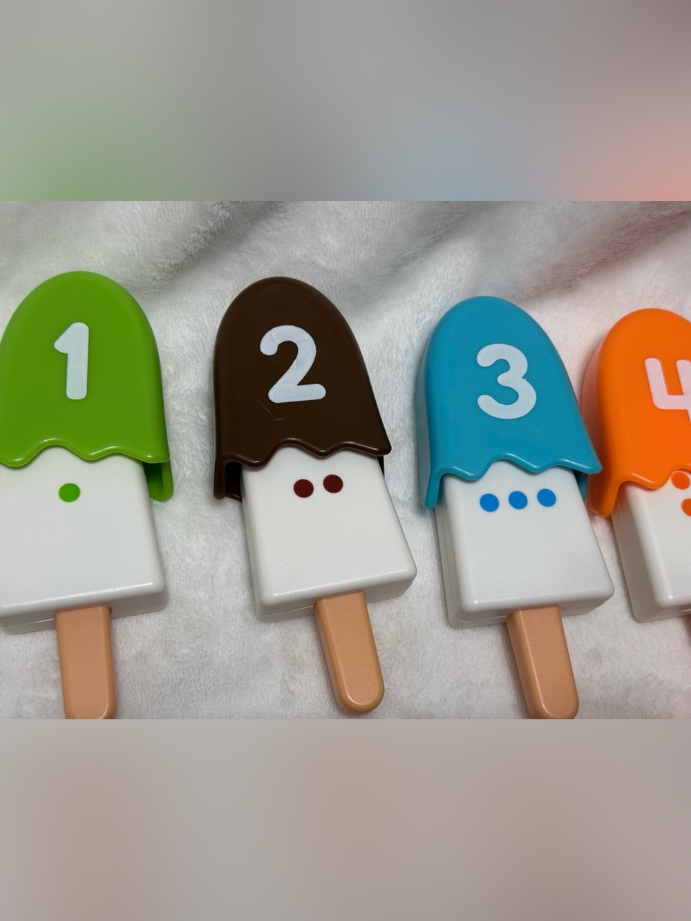 Numberblocks MathLink Cubes Activity/Learning Resources Popsicle Count/4 Bananas - Picture 7 of 16